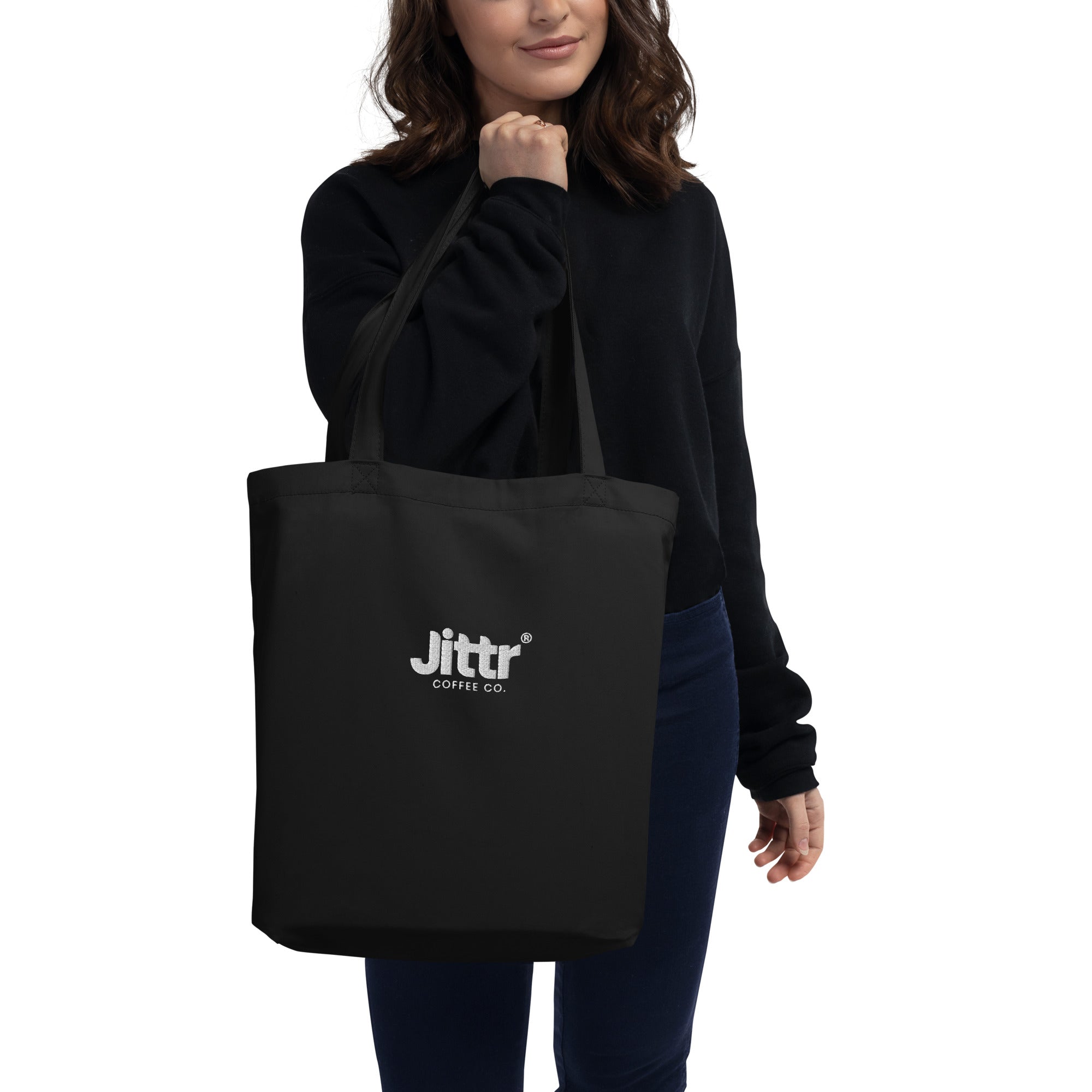 Embroidered Eco Tote Bag - Jittr Coffee Co