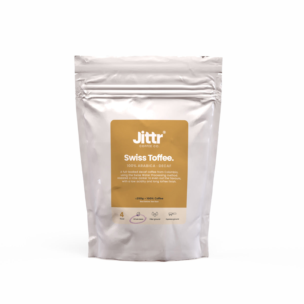 Swiss Toffee. - Jittr Coffee Co